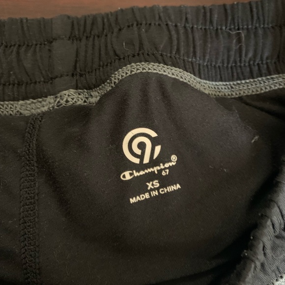 Champion size xs gray and black athletic shorts - Picture 4 of 4